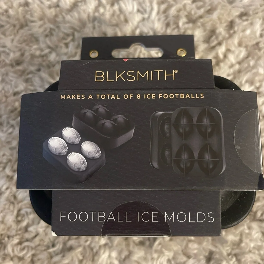 SMITH Black Football Ice Molds